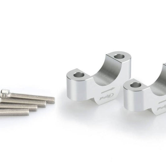 Elevadores de manillar 20mm plata Puig BMW R1200GS / R1250GS / Adventure