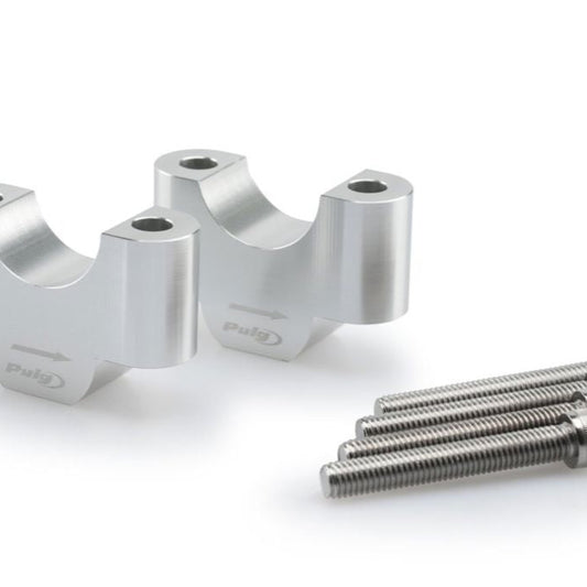 Elevadores de manillar 30mm plata Puig BMW R1200GS / R1250GS / Adventure