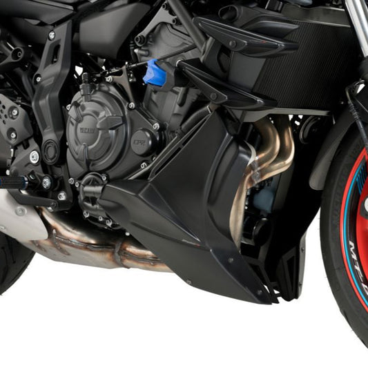 Alerón motor S-line Puig negro mate Yamaha MT-07 '21-
