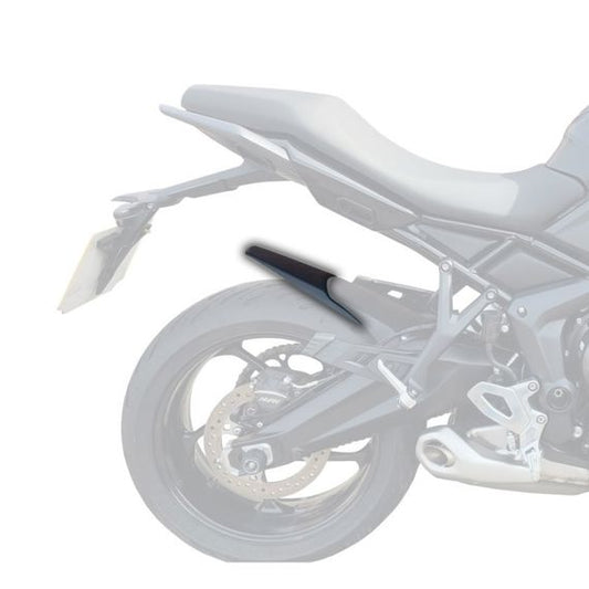 Extensión de guardabarros trasero negro mate para el guardabarros original Triumph Tiger Sport 660 '22-