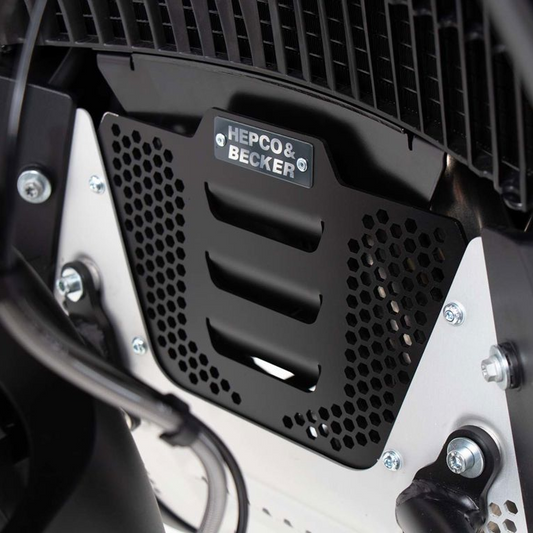 Placa protectora adicional del bloque del motor, negra, Hepco&Becker KTM 790 Adventure/ R '19-'21