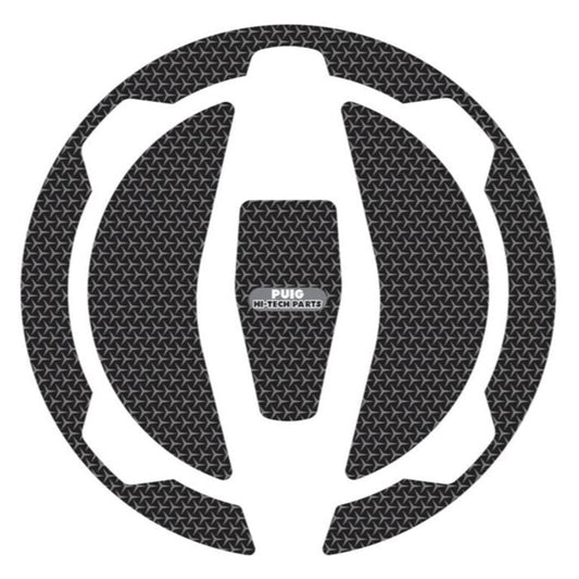 Tapa de depósito de gasolina Puig para varios modelos Kawasaki '17 - efecto carbono/negro