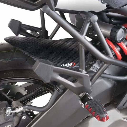 Guardabarros trasero Puig símil carbono Kawasaki Versys 650 '07-