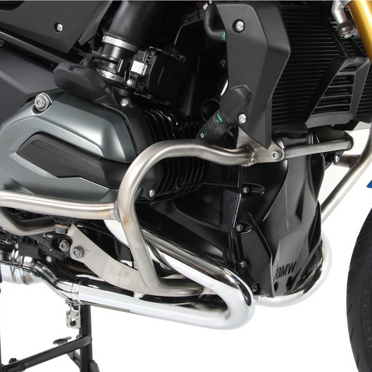 Barra de protección plateada Hepco&Becker BMW R1200RS '15-18