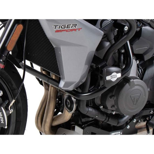 Barra de protección negra Hepco&Becker para Triumph Tiger Sport 660 '22-