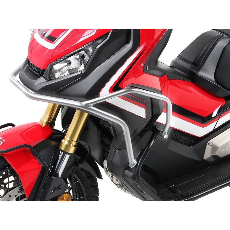Barra de protección delantera Hepco&Becker plateada Honda X-ADV (17-20)