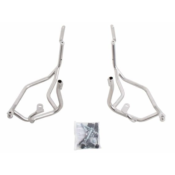 Barra de protección de depósito ''Solid'' (protección de depósito) acero inoxidable Hepco&Becker Triumph Tiger 900 Rally / GT / Pro '20-