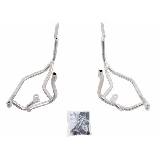 Barra de protección de depósito ''Solid'' (protección de depósito) acero inoxidable Hepco&Becker Triumph Tiger 900 Rally / GT / Pro '20-