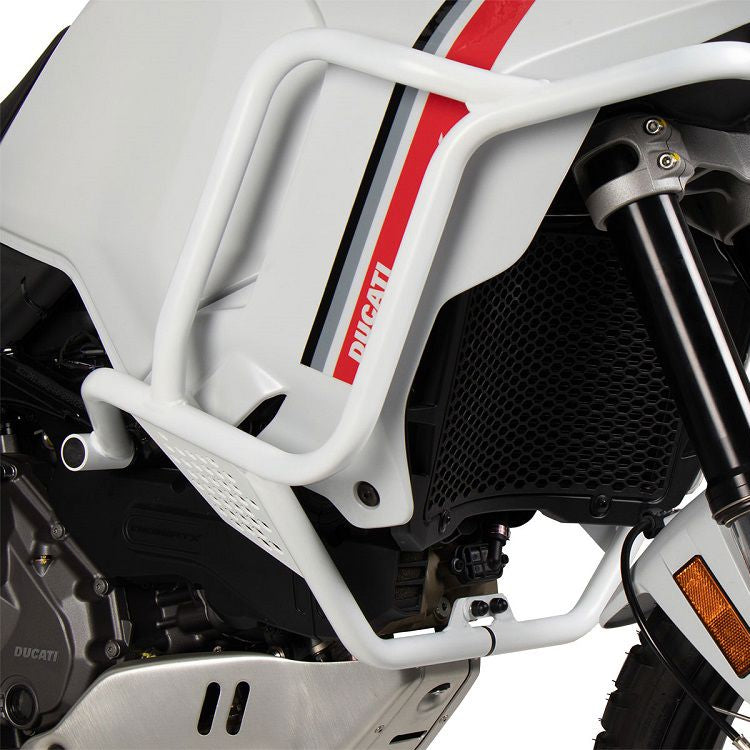 Defensa de depósito Hepco&Becker blanca (protector de depósito) Ducati DesertX '22-