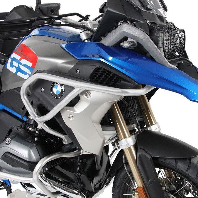 Barra de protección superior (protección del depósito) plateada Hepco&Becker BMW R1200GS LC '17-18