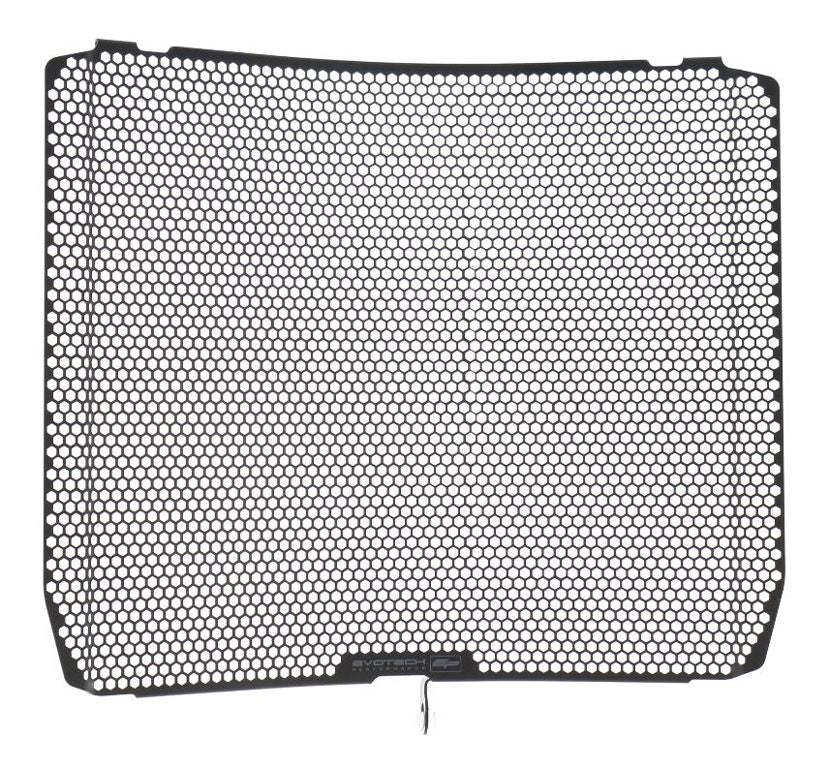 Cubierta de radiador negra Evotech Performance Kawasaki Ninja H2R '15-