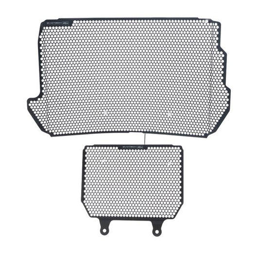 Juego de tapas de radiador negras Evotech Performance Yamaha R1 '20-