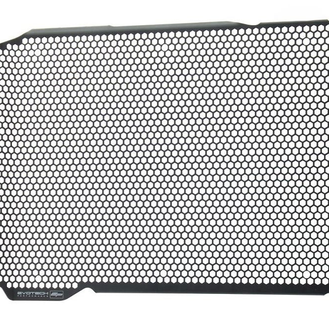 Cubierta del radiador negra Evotech Performance Yamaha MT-07 '13-'17