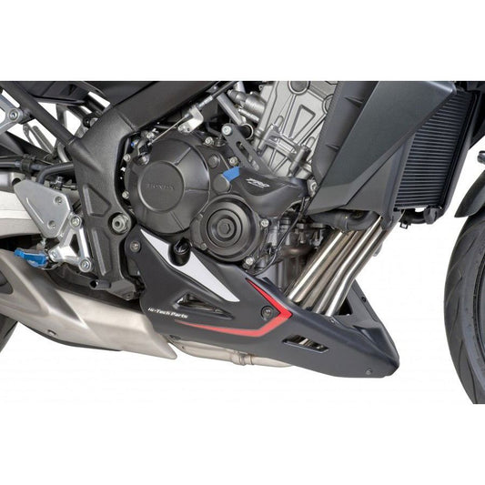 Alerón motor S-line Puig look negro mate Honda CB650F '14-'18