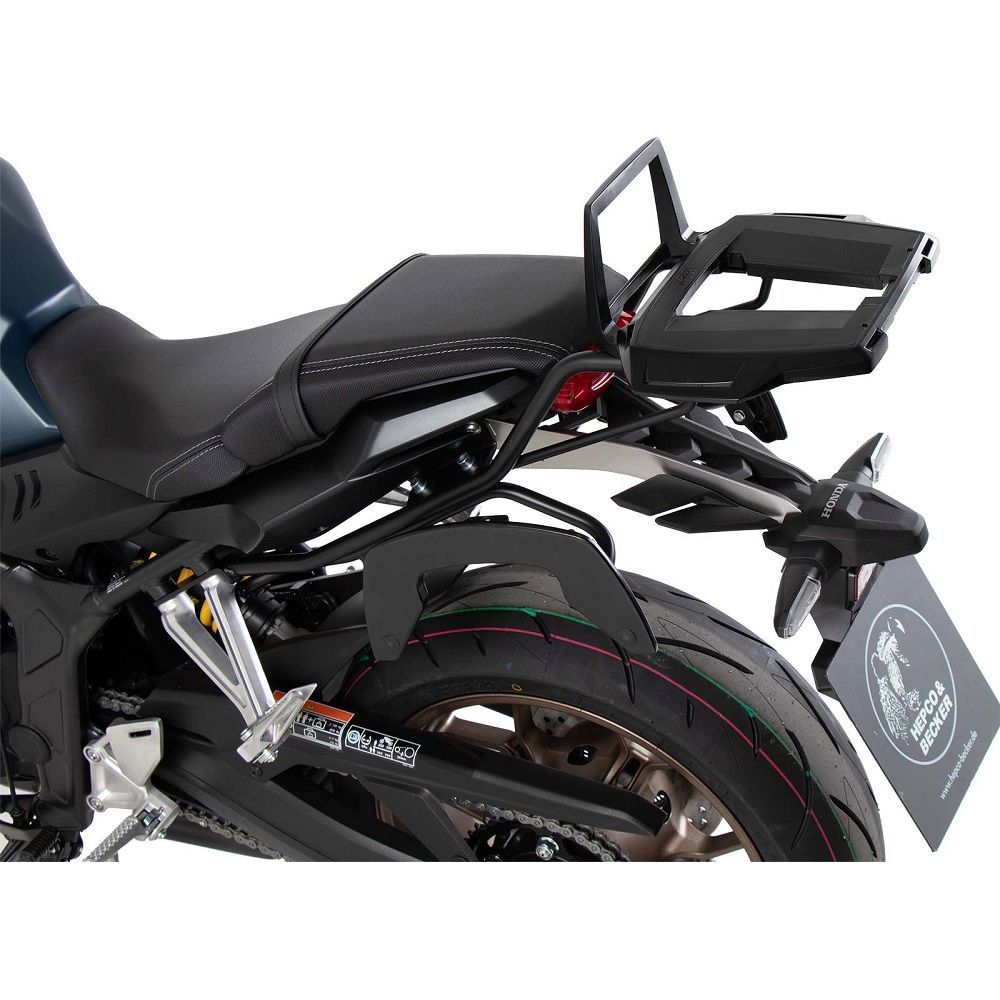 Portaequipajes superior negro Alurack Hepco&Becker Honda CB650R '21-