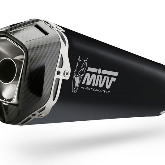 Silenciador MIVV Delta Race Black de acero inoxidable Kawasaki Z H2 '20-