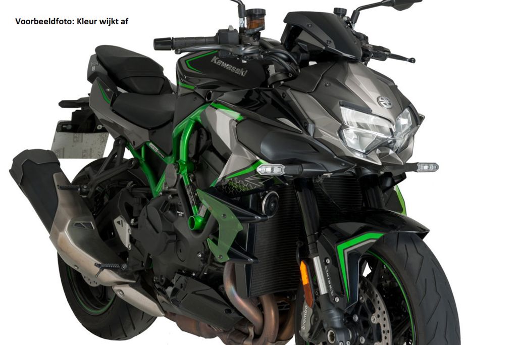 Alerón lateral Puig Downforce Naked para Kawasaki Z H2 '22 - Negro