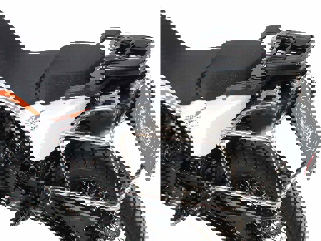 Portaequipajes de acero inoxidable Hepco&Becker para maletas laterales Xplorer 'Cutout' KTM 890 Adventure '21-