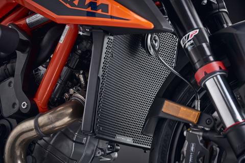 Cubierta de radiador negra Evotech Performance KTM 1290 Superduke R '20-23