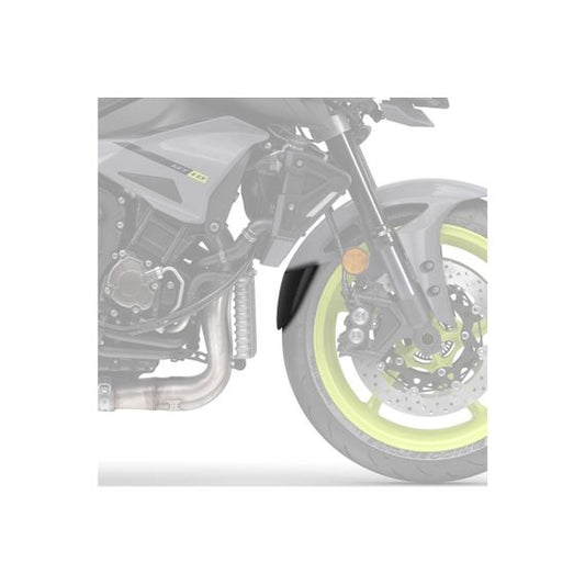 Extensión de guardabarros delantero negra para varios modelos Yamaha