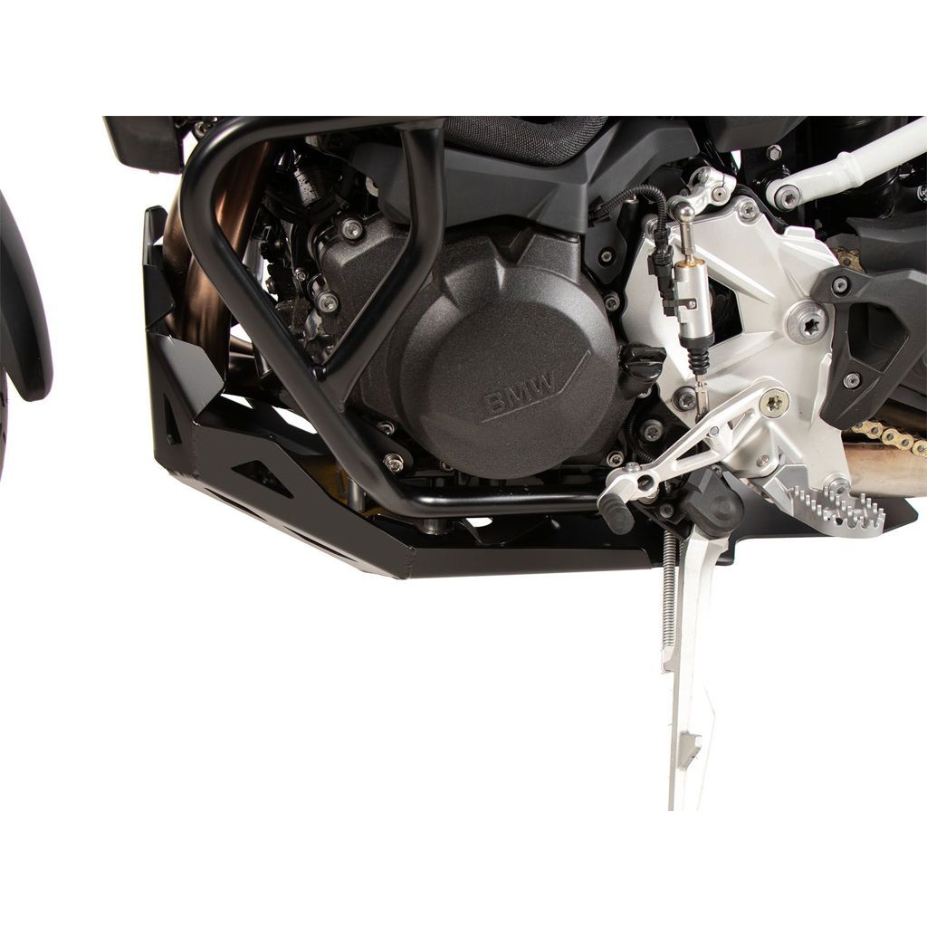 Placa de cárter de aluminio negro Hepco&Becker BMW F800GS '24-