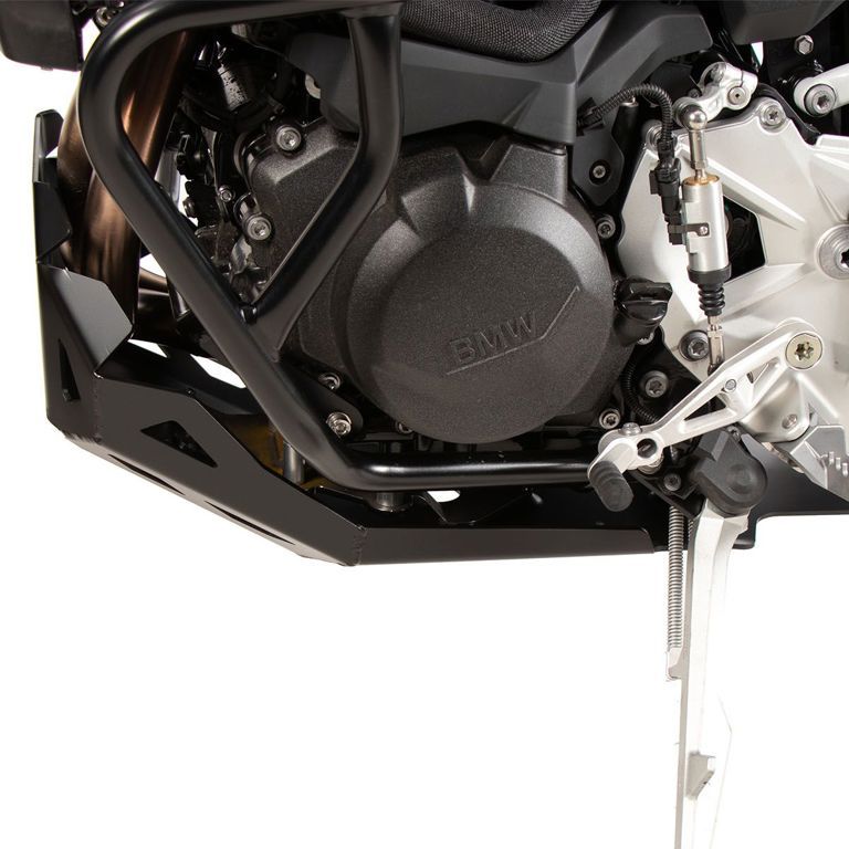 Placa de cárter de aluminio negro Hepco&Becker BMW F900GS '24-