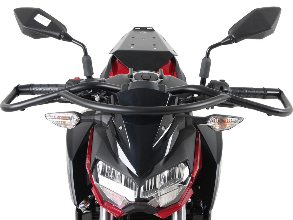 Barra de protección delantera negra Hepco&Becker Kawasaki Z500 '24-
