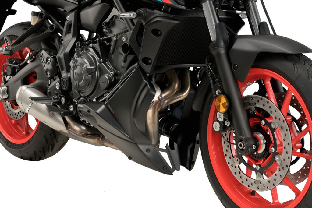 Alerón motor S-line Puig negro mate Yamaha MT-07 '21-