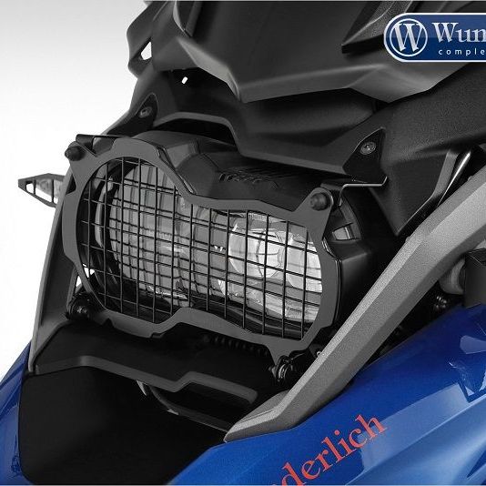 Protector de faro plegable transparente para BMW R1200GS LC '17 - negro Wunderlich