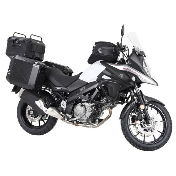 Placa de cárter de aluminio negro Hepco&Becker Suzuki DL650 / XT '17-
