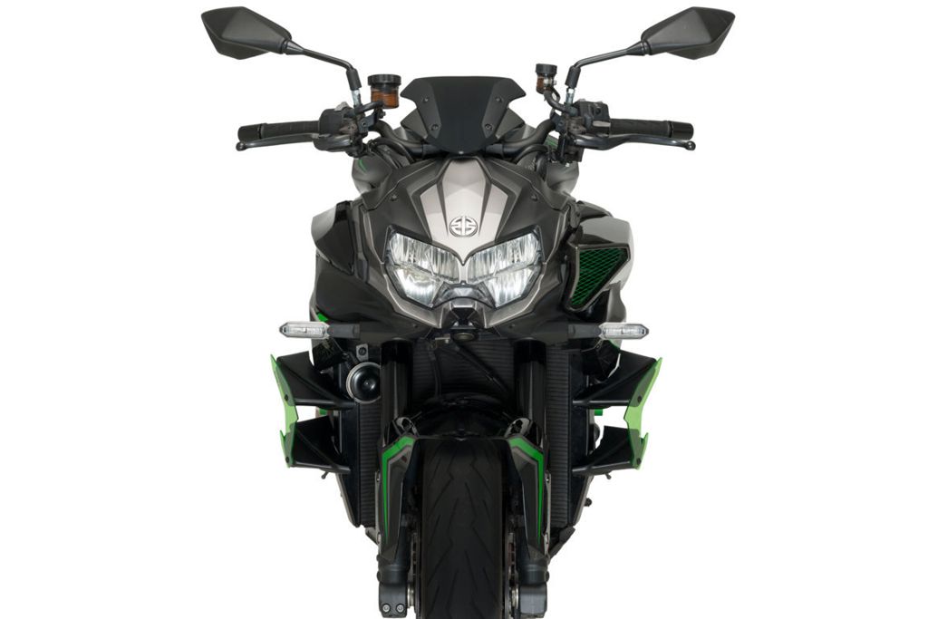 Alerón lateral Puig Downforce Naked para Kawasaki Z H2 '22 - Negro