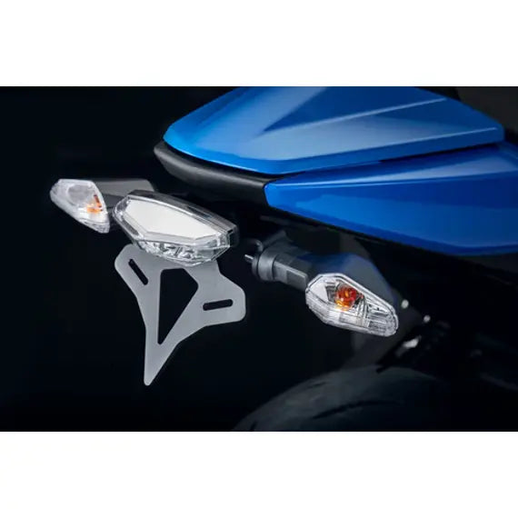 Portamatrículas con luz trasera transparente Evotech Performance Suzuki GSX-8S '23-