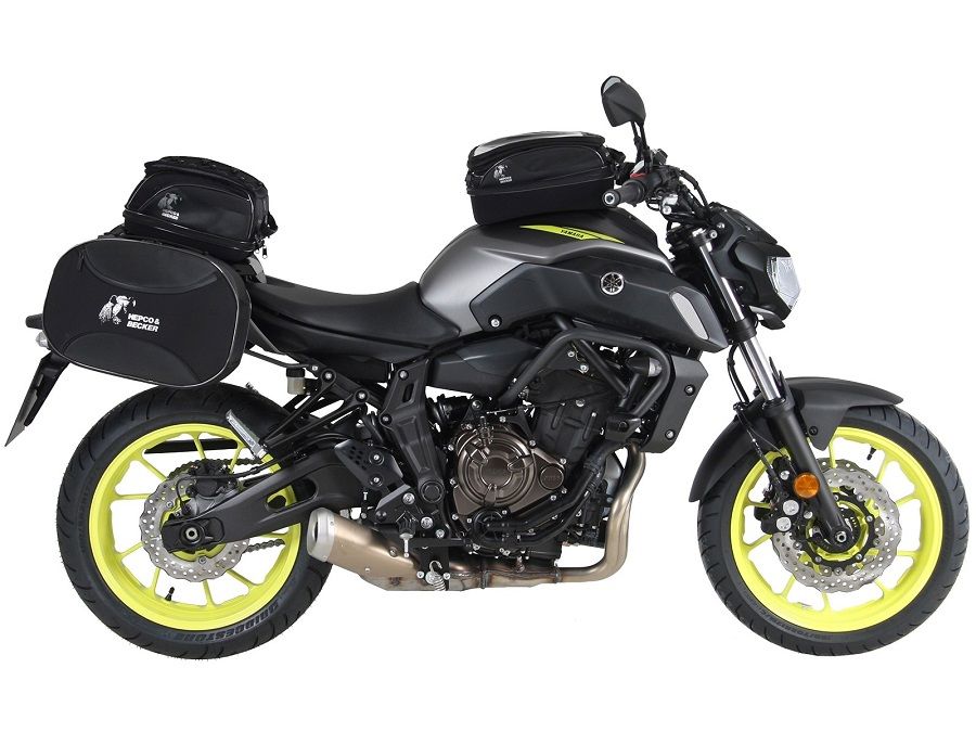 Portabolsas C-Bow antracita Hepco&Becker Yamaha MT-07 '21+