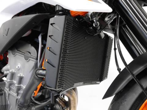 Cubierta del radiador negra Evotech Performance KTM 890 Duke '20-