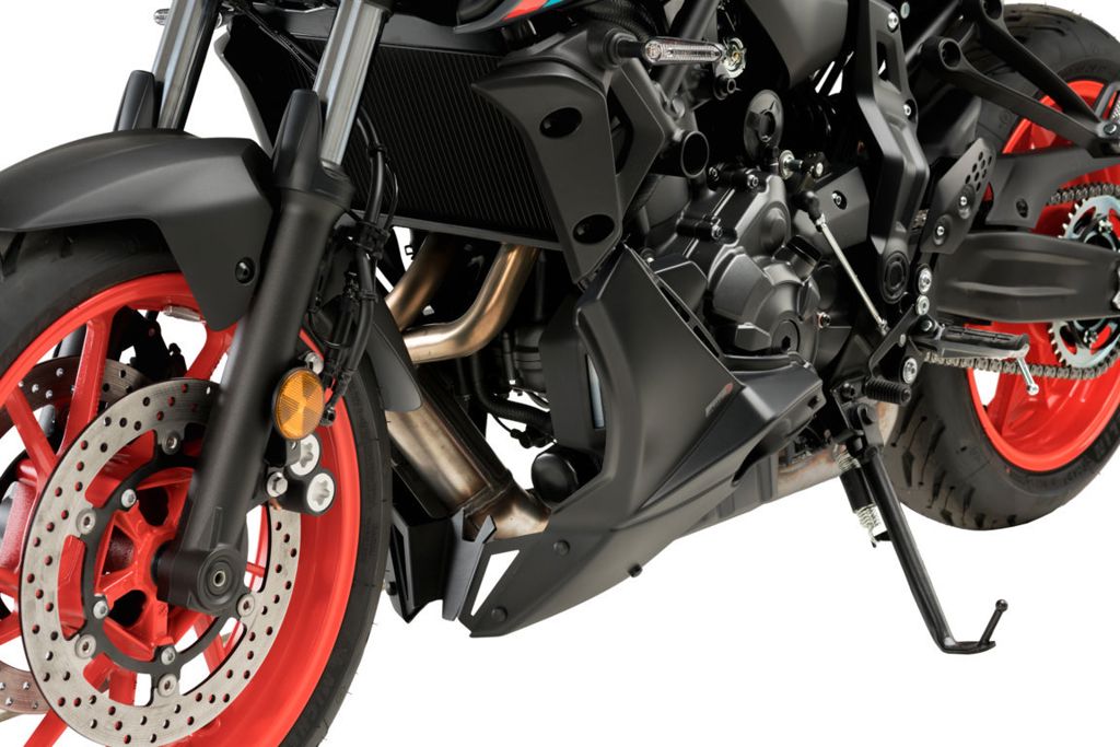 Alerón motor S-line Puig negro mate Yamaha MT-07 '21-