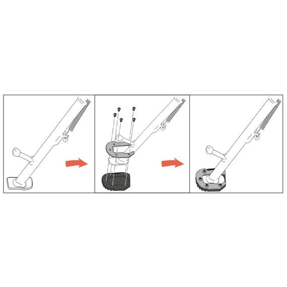 Extensor de caballete lateral Puig Honda NC750X / X-ADV '21-