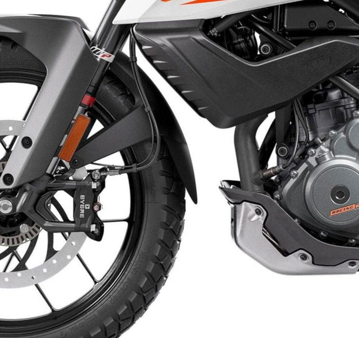 Extensión de guardabarros trasero negro mate para el guardabarros original KTM 390 Adventure '20-
