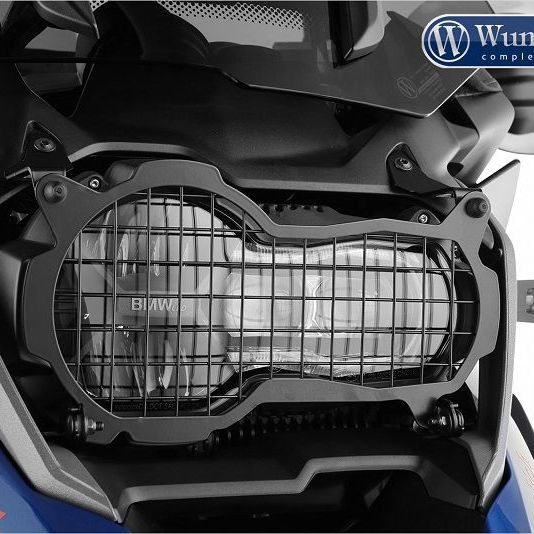 Protector de faro plegable transparente para BMW R1200GS LC '17 - negro Wunderlich