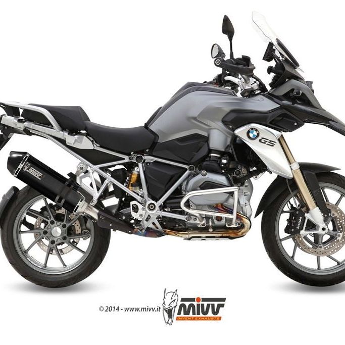 Silenciador MIVV Speed Edge de acero negro BMW R1200GS LC '13-