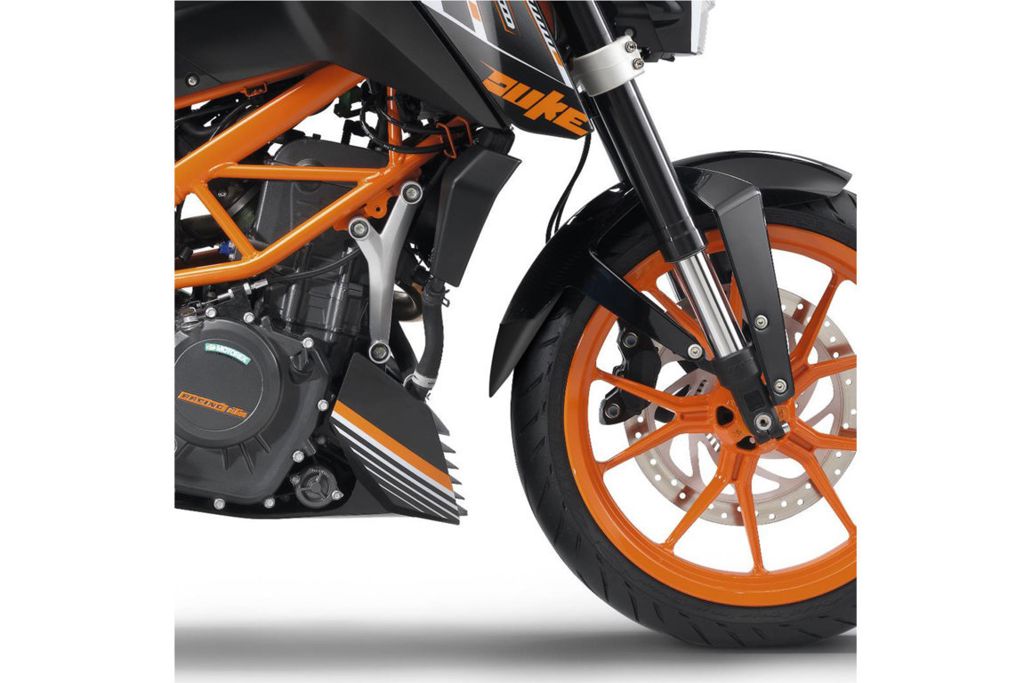 Extensión de guardabarros delantero para la parte trasera negra Puig KTM 125/390 Duke '17-'21