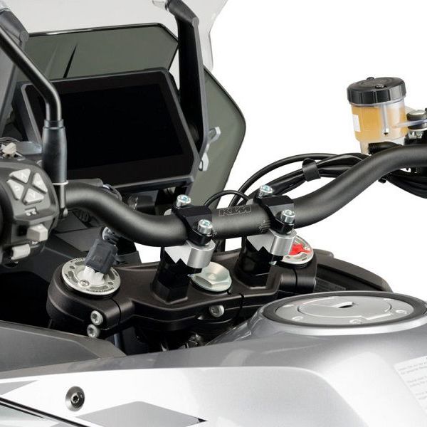 Elevadores de manillar 20mm plata Puig BMW R1200GS / R1250GS / Adventure