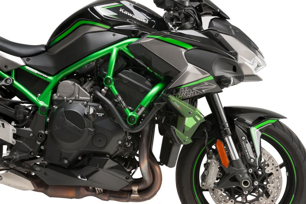 Alerón lateral Puig Downforce Naked para Kawasaki Z H2 '22 - Negro