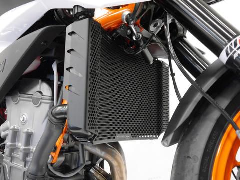 Cubierta del radiador negra Evotech Performance KTM 890 Duke '20-