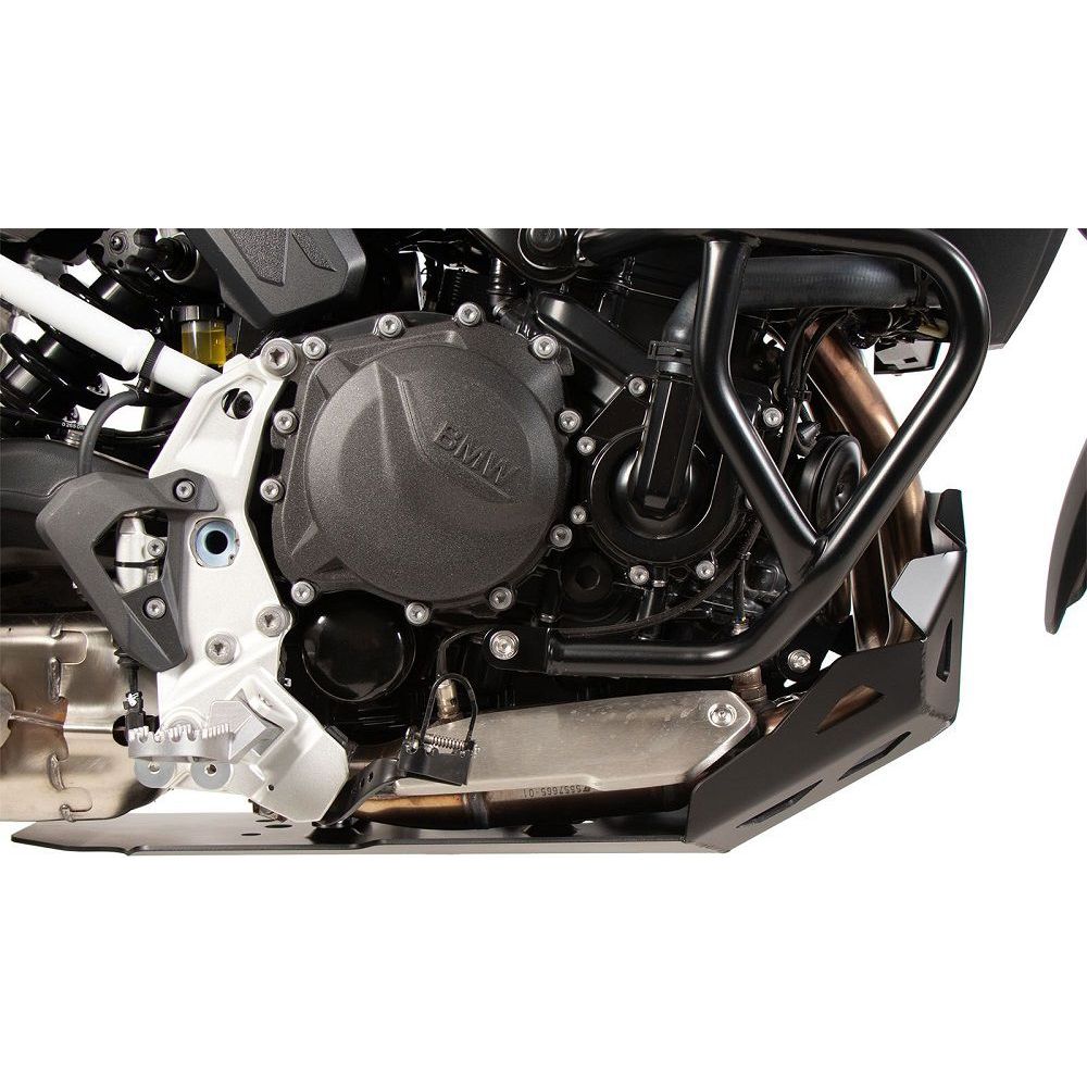 Placa de cárter de aluminio negro Hepco&Becker BMW F800GS '24-