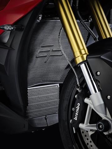 Juego de tapas de radiador/enfriador de aceite negras Evotech Performance BMW S1000RR '09-11