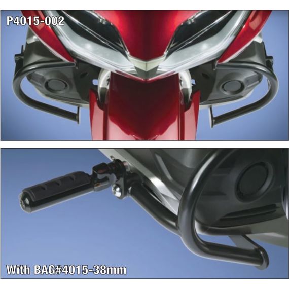 Barra de protección negra National Cycle para Honda GL1800