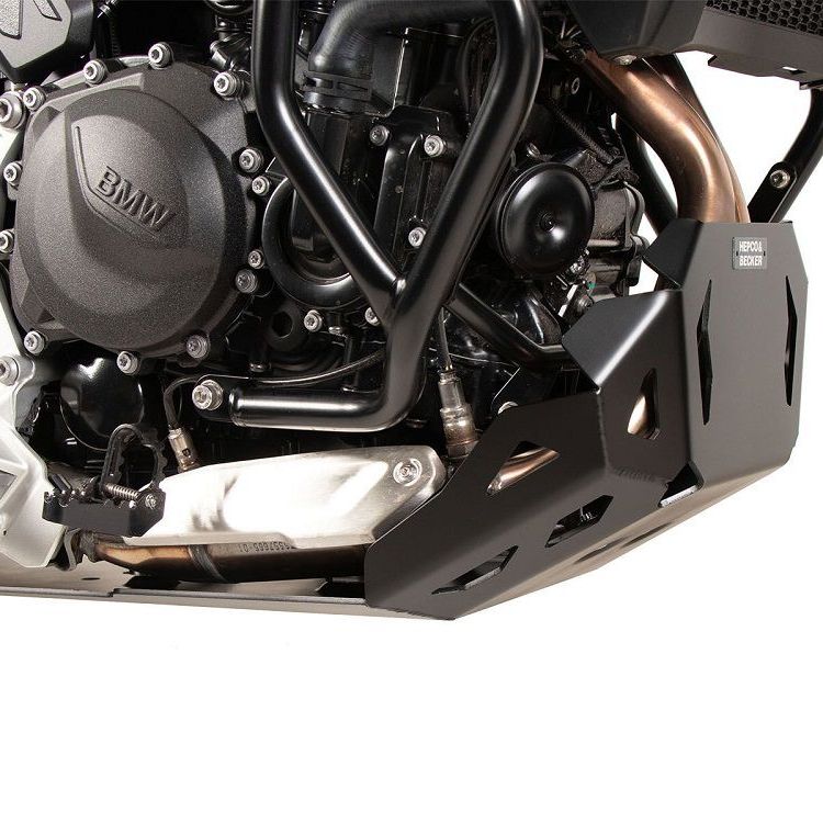 Placa de cárter de aluminio negro Hepco&Becker BMW F900GS '24-