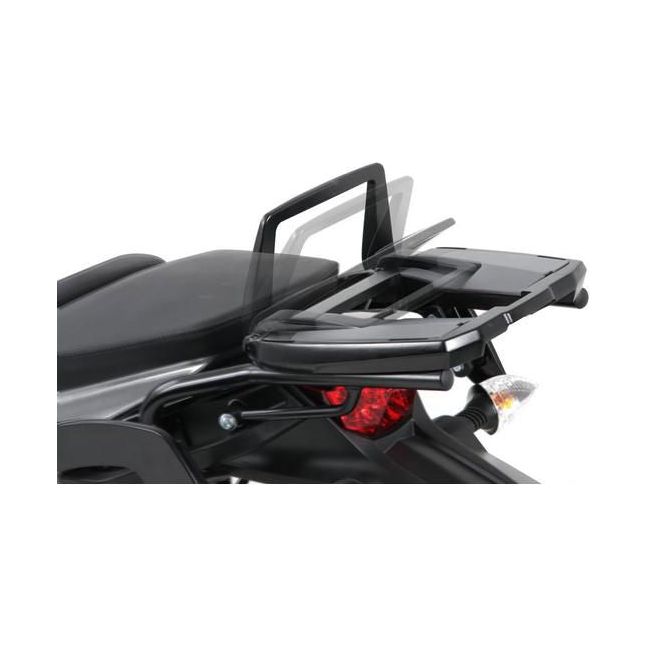 Portaequipajes superior Easyrack negro para Hepco&Becker BMW F800GS '24- (para portaequipajes original de acero inoxidable)