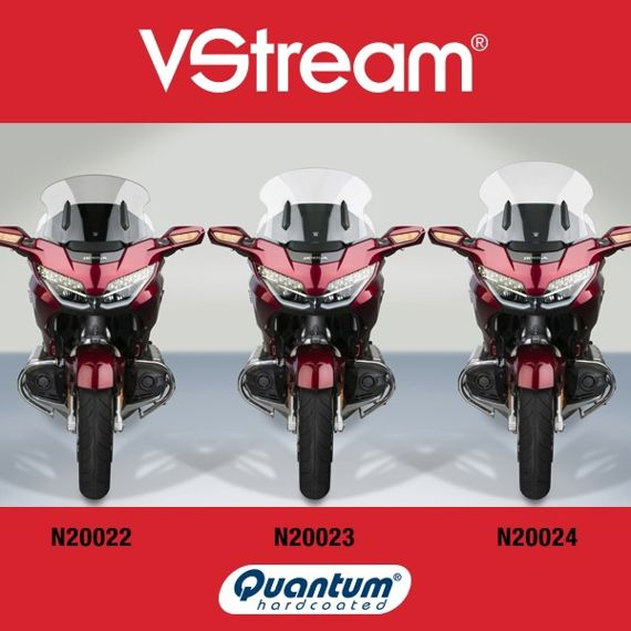 Parabrisas de repuesto National Cycle VStream medio transparente Honda GL1800 Gold Wing '18-