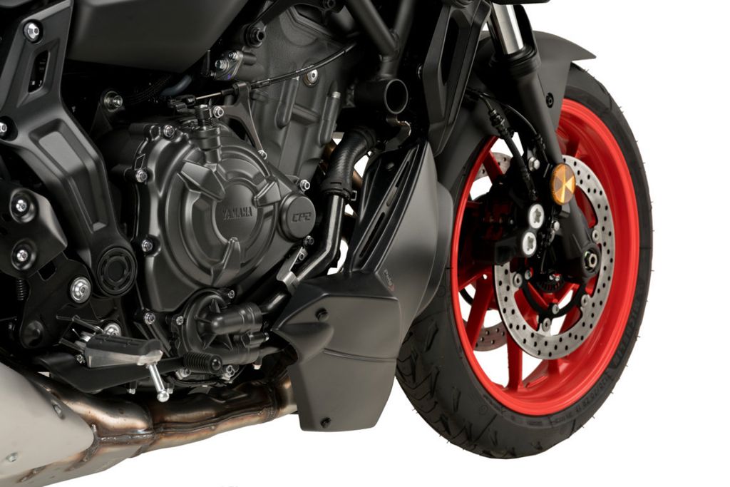 Alerón motor S-line Puig negro mate Yamaha MT-07 '21-